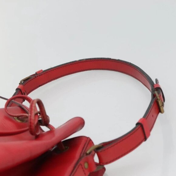 LOUIS VUITTON Epi Noe Shoulder Bag Red M44007 LV Auth 127203 - Picture 10 of 16